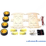 Чотирьохколісна 4WD Робоплатформа