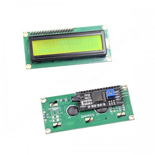 Символьний LCD 1602 (жовтий) I2C Символьний LCD 1602 (жовтий) I2C