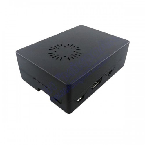 Чорний корпус для Raspberry Pi 3 з кулером Чорний корпус для Raspberry Pi 3 з кулером