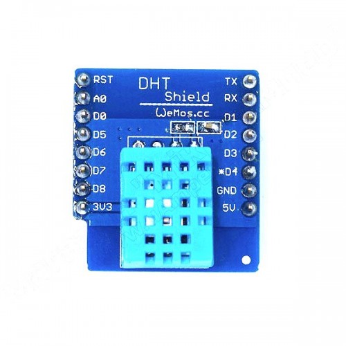 WeMos D1 mini Модуль датчика температури і вологості DHT11 WeMos D1 mini Модуль датчика температури і вологості DHT11