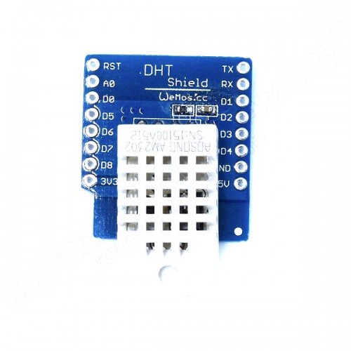 WeMos D1 mini Модуль датчика температури і вологості DHT22 WeMos D1 mini Модуль датчика температури і вологості DHT22