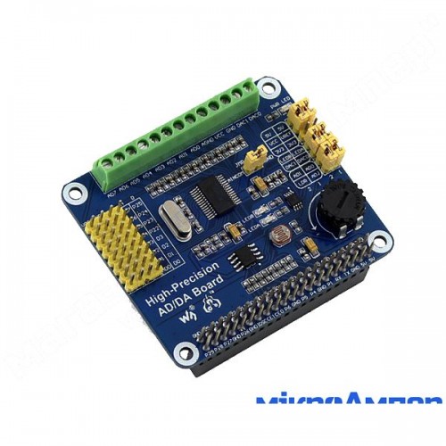 WaveShare Плата розширення AD DA RPi WaveShare Плата розширення AD DA RPi