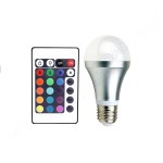 3W LED RGB лампа Е27